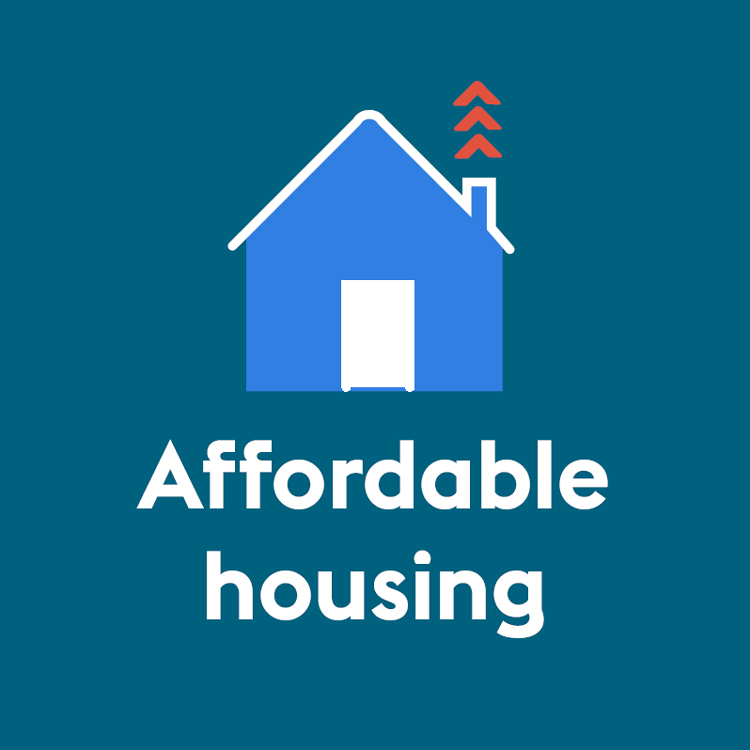 Affordable housing graphic
