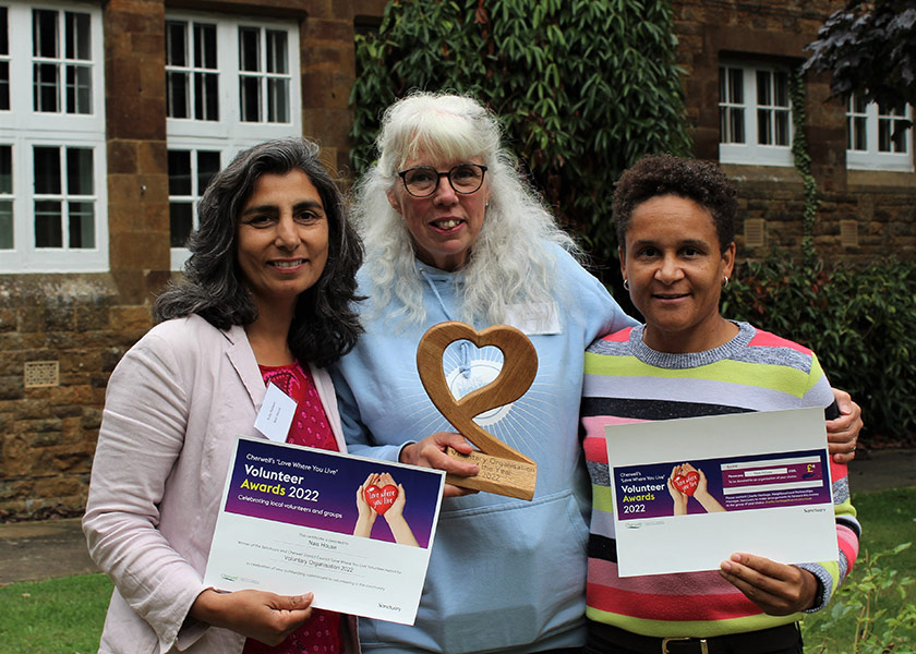 Ruby Radwan, Shirin McGregor, Natasha Cronin celebrate Sanctuary Volunteer Awards