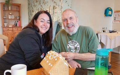A volunteer and resident at Westmead