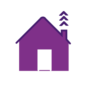 Home icon purple alternative