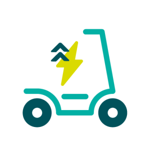 E-scooter icon
