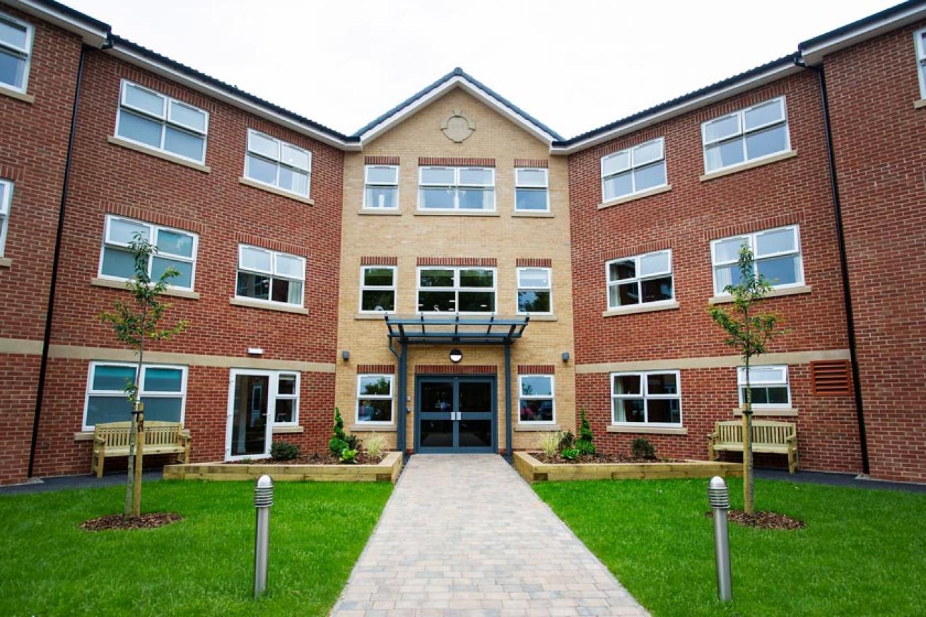 The exterior of one of our care homes