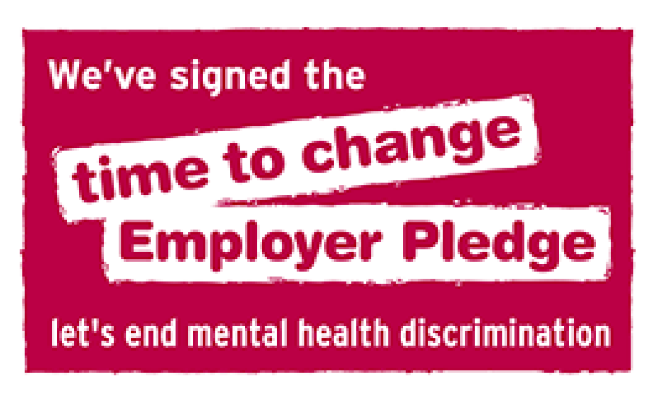 Time to change Employer Pledge logo