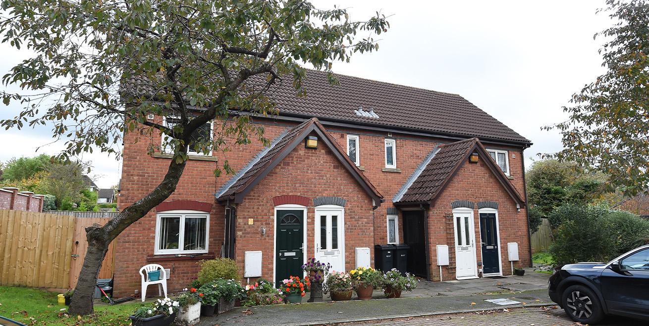 Row of homes in Chester Row of homes in Chester