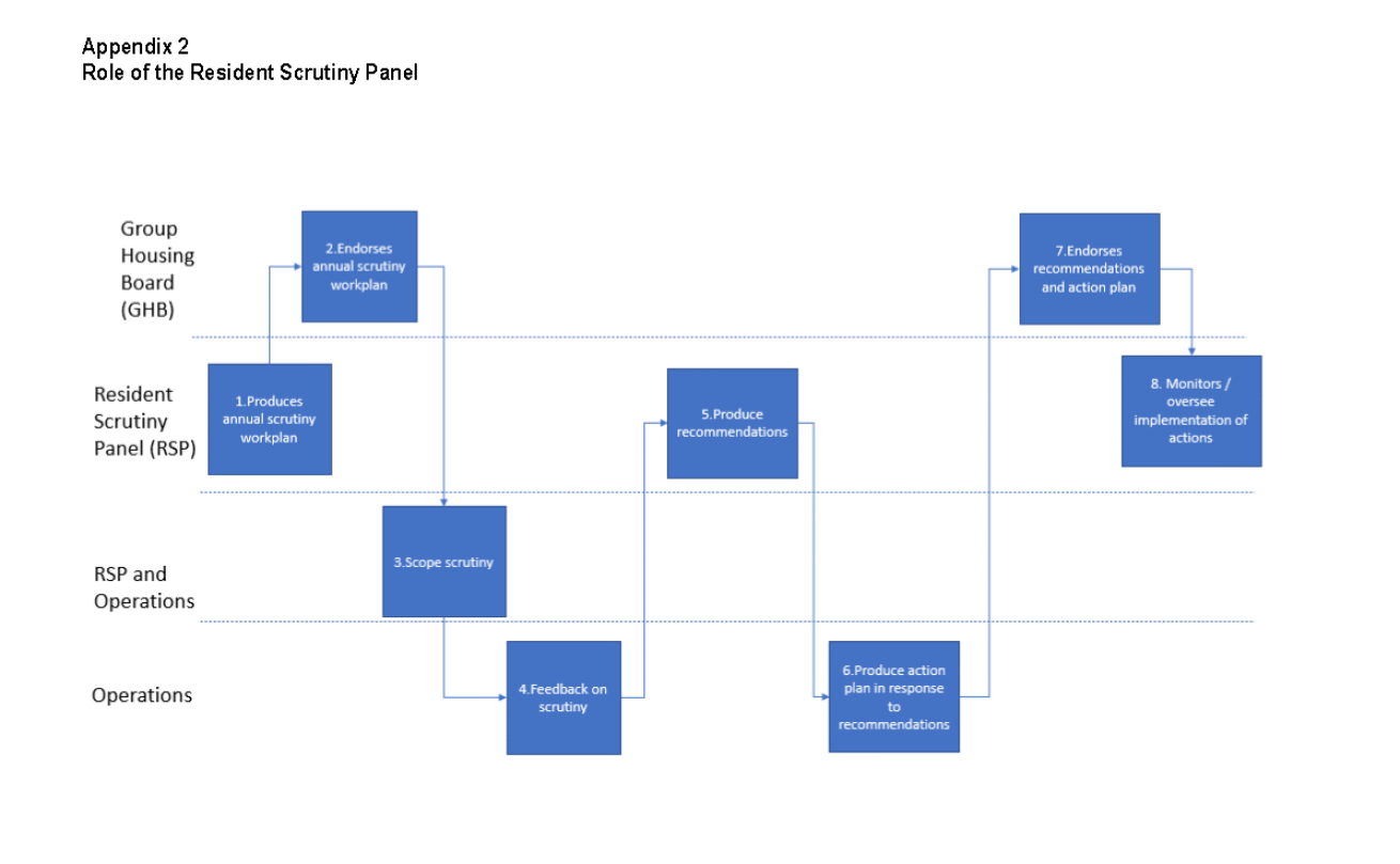 RSP ToR Appendix 2 Role of the Resident Scrutiny Panel - Appendix 2