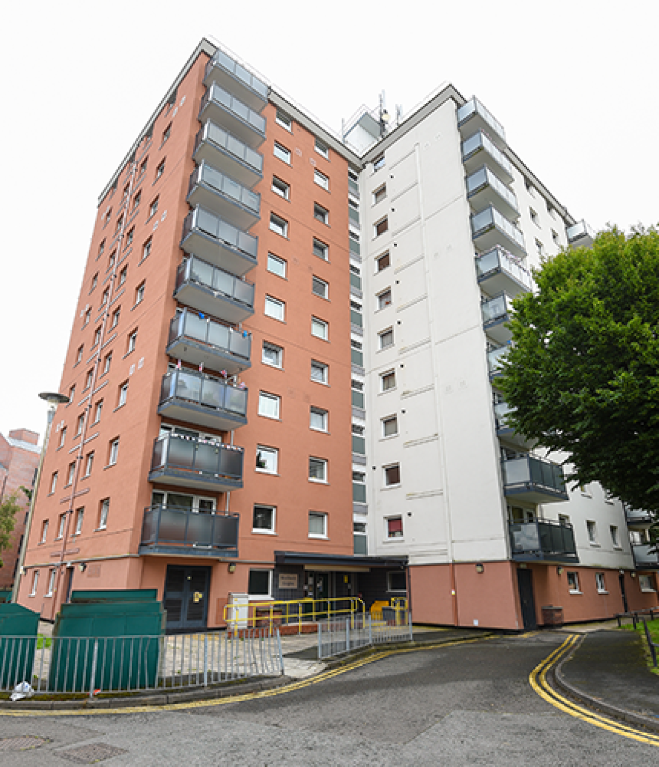 Rowlands Heights exterior Exterior of the high rise accommodation at Rowlands Heights