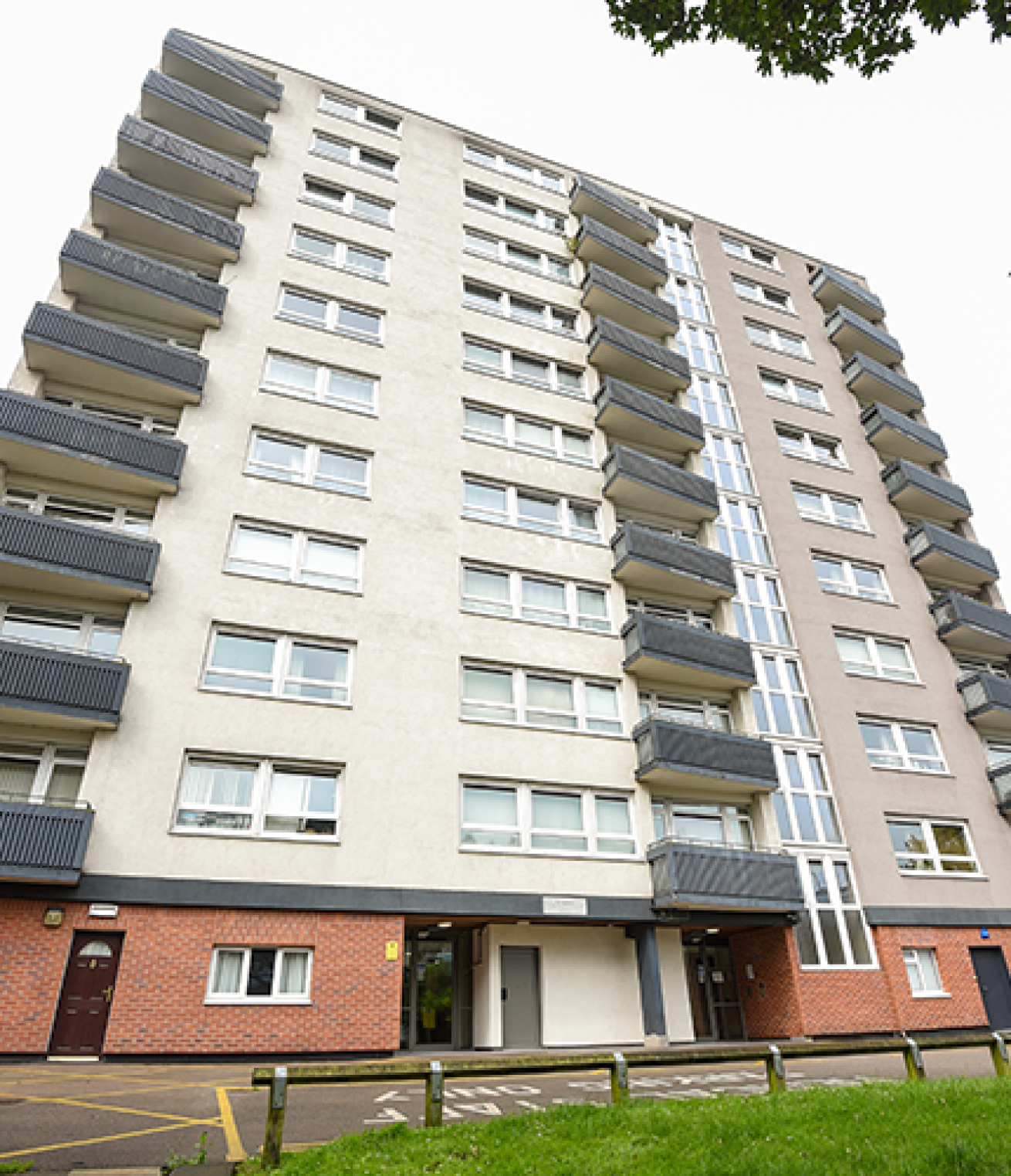 St Anne's exterior Exterior of the high rise accommodation at St Anne's