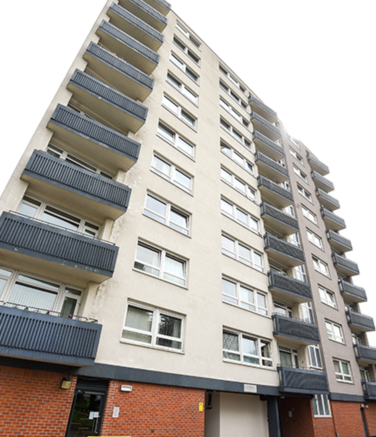 St George's exterior Exterior of the high rise accommodation at St George's