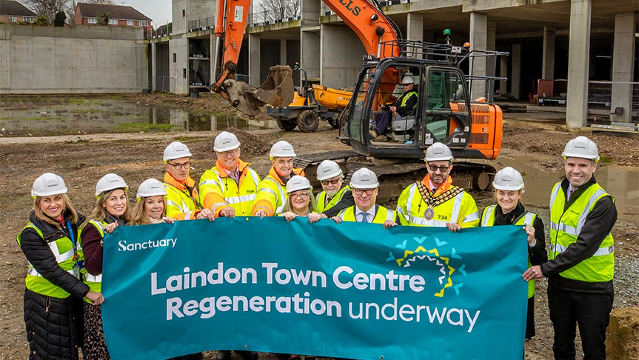 Sanctuary starts work on Laindon town centre regeneration Sanctuary
