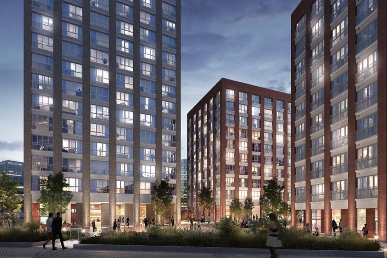 Blackwall Reach regeneration scheme in Tower Hamlets, London Blackwall Reach regeneration scheme in Tower Hamlets, London