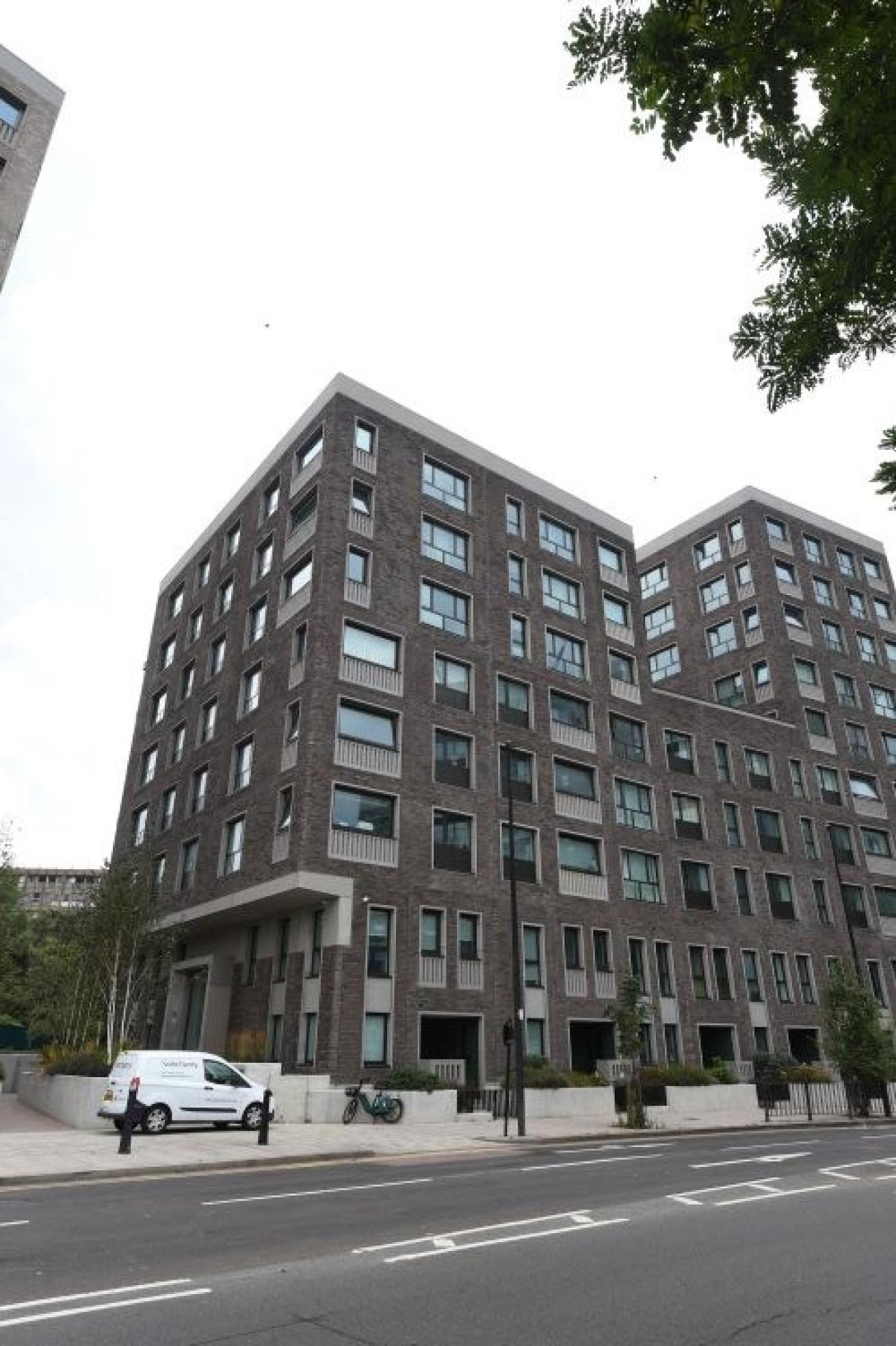 Exterior image of the high-rise Wayfare House building.