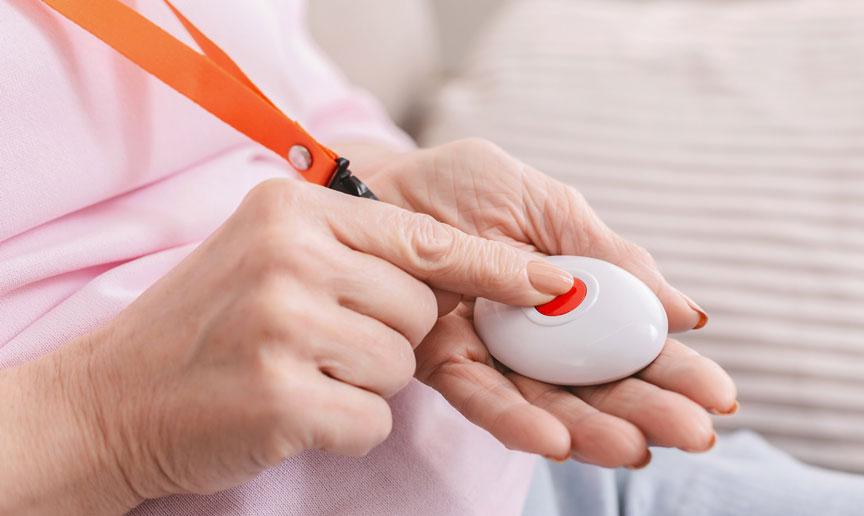 One of Sanctuary's telecare sensors anctuary365 provides telecare sensors to help people live more independently.