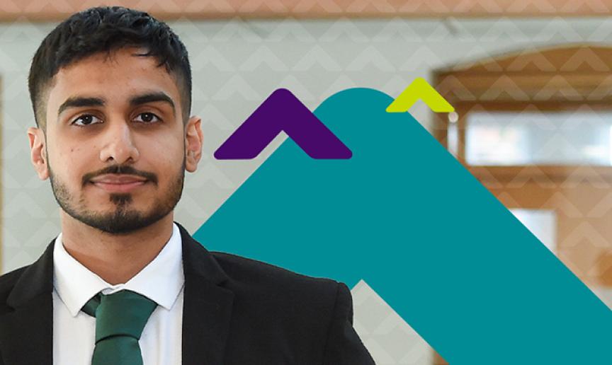 Decorative banner for Sanctuary's Graduates programme 2023 Decorative banner for Sanctuary's Graduates programme 2023