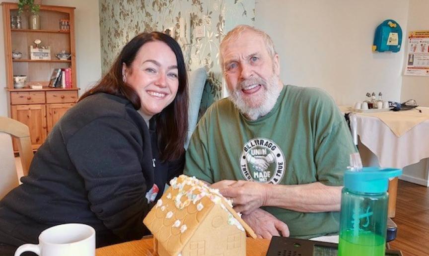 A volunteer and resident at Westmead