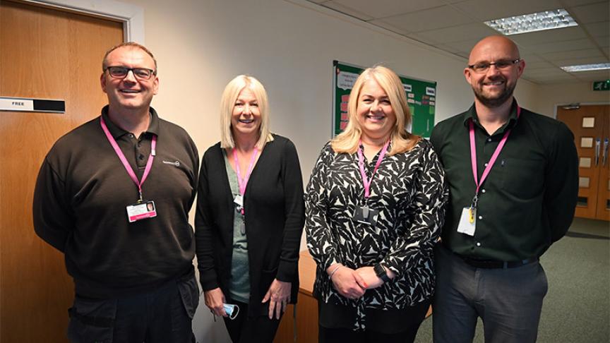 Sanctuary staff Phillip Chadwick, Helen Hughes, Sarah McLoughlin, David Hughes Sanctuary staff Phillip Chadwick, Helen Hughes, Sarah McLoughlin, David Hughes