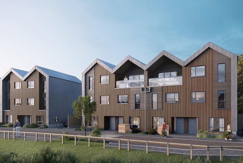Computer generated image of The Botany Gardens development